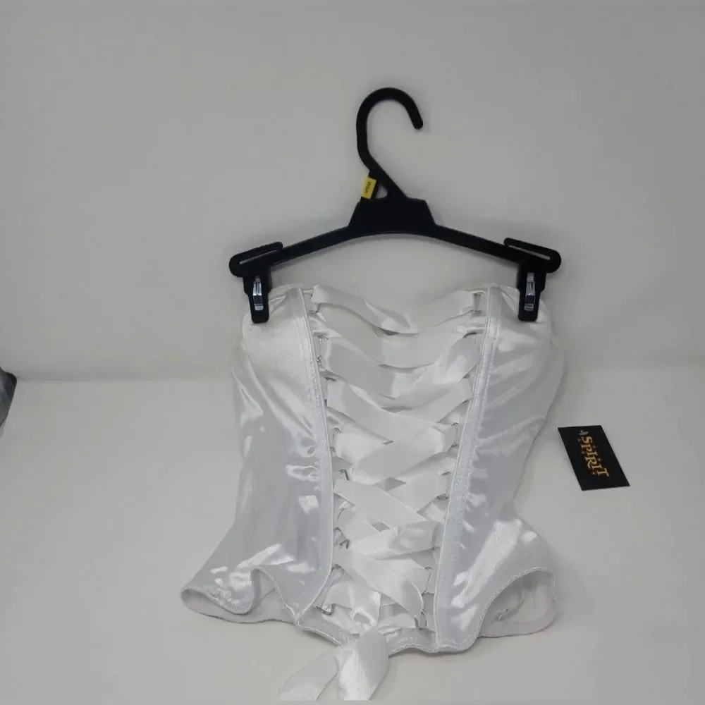 NWT SPIRIT HALLOWEEN CORSET WOMENS SIZE Medium  White
